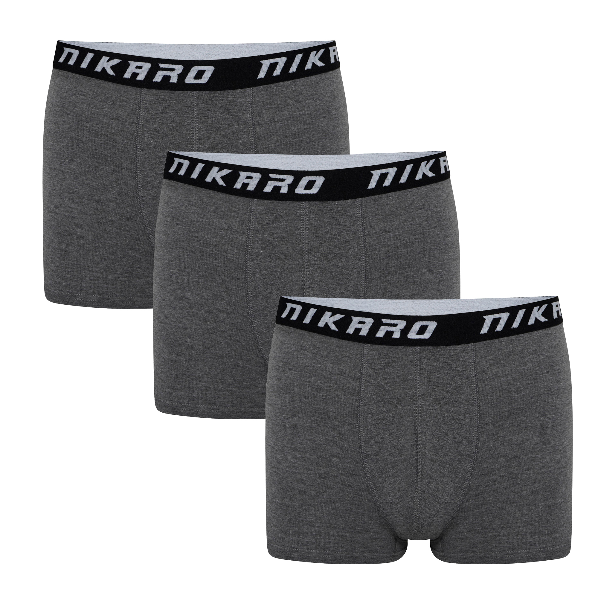 Nikaro Men's Hipster Boxer Novelty Cotton Fitted Trunks Underwear (3